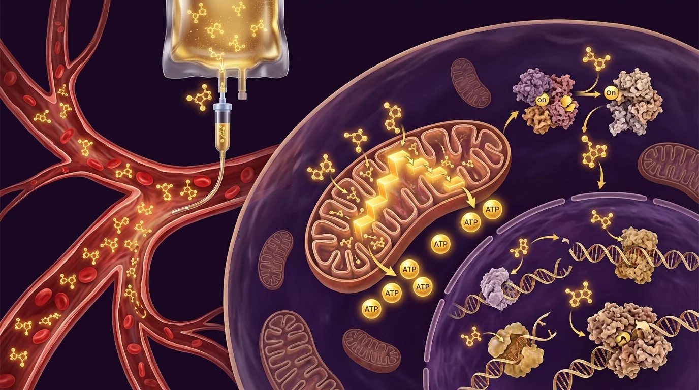 High-Dose IV NAD+ mechanism of action