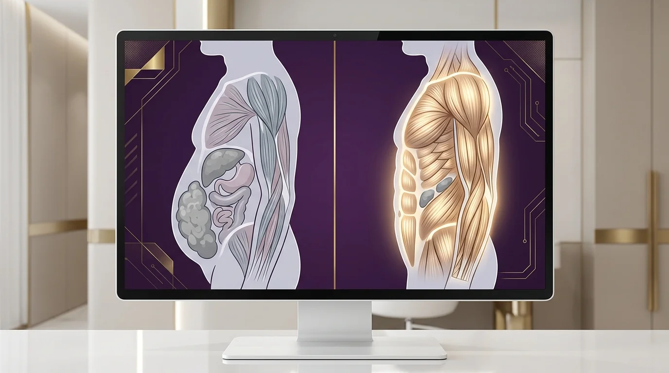 Iron Man (Body Recomp Stack) before and after