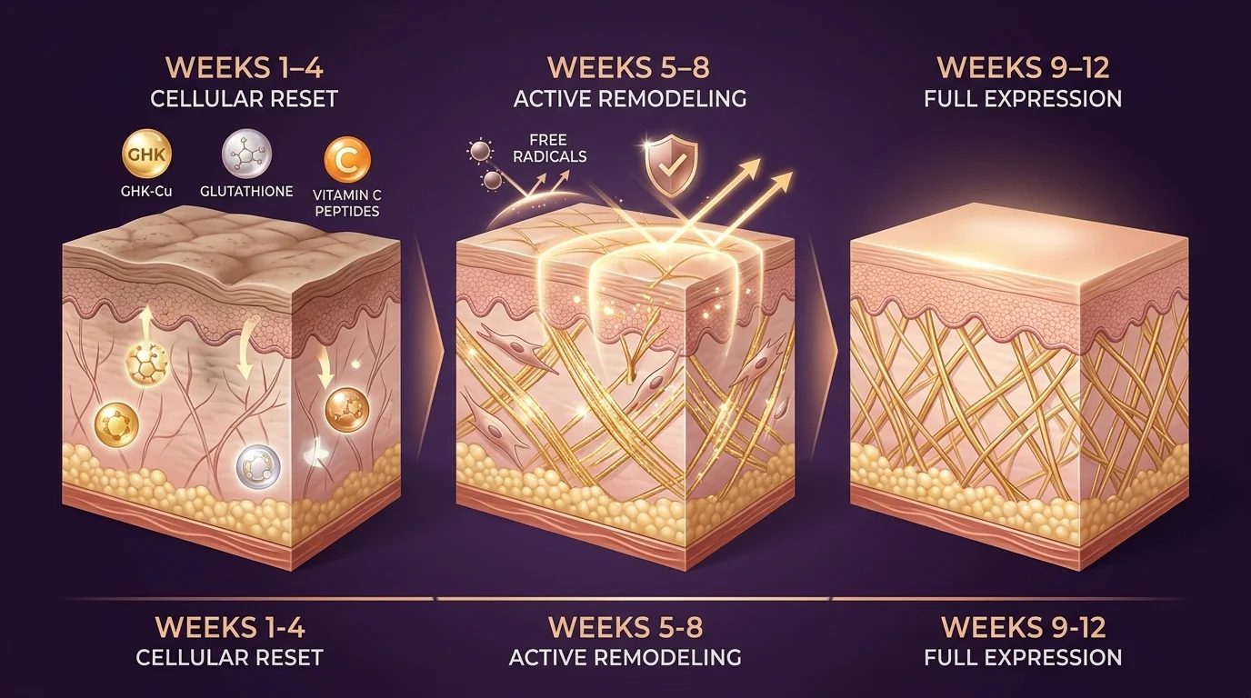 Black Widow (Glow Blend) protocol timeline
